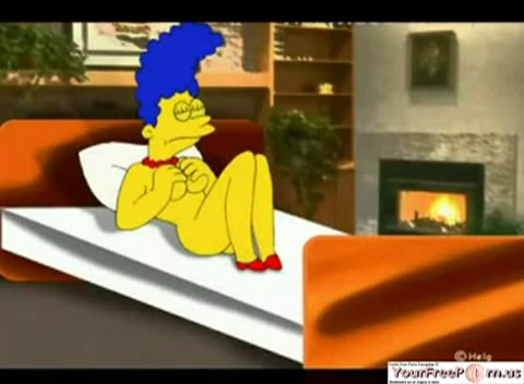 Marge Simpson gaat typisch 